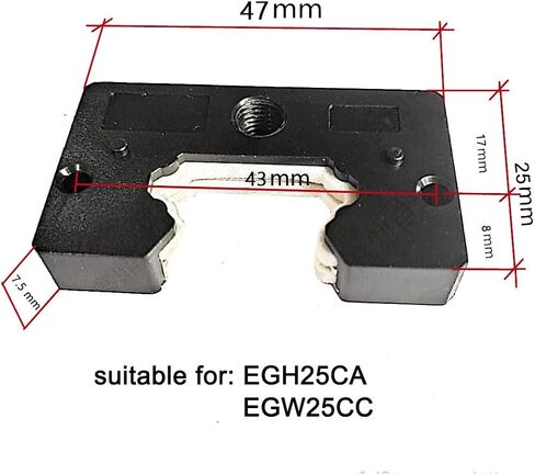 HGH15CA Carriage Slider Block, 2pcs HGH15CA Square Bearing Slider Block with 2 Sets HV15 Self-Lubricating Dust-Proof Oil Box Dustproof Accessories for 3D Printer, CNC Machine and DIY Project in Saudi Arabia