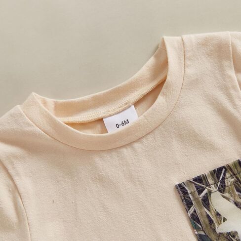 Toddler Baby Boy Hunting Outfits Duck Jungle Camo Short Sleeve T Shirt Shorts Set Casual Summer Clothes 2Pcs in Saudi Arabia