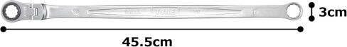 TONE Ratchet Ring Wrench Long Flex Head RMA-19L 19mm in Saudi Arabia
