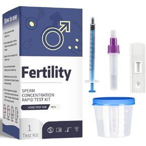 Men's Fertility Home Test Kit for Men-Trak Plus Male Fertility Testing System- Shows Normal or Low Sperm Count- Easy to Read Results-Convenient, Accurate, Private- No Lab Visit Required