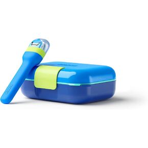 ZOKU Mini Blue Bento Jr. and Shark Kids Pocket Utensil Set Bundle