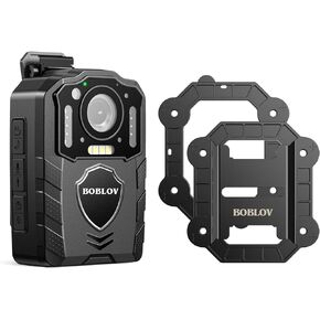 BOBLOV Bundle Deal, KJ25 Body Camera and A Pair of 8 Magnet Clip