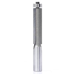 YG6X Straight Flush Trim Router Bits 1/2 Shank,2" Extra Long Cutting Length,Top End Bearing Template Bit,Work Great for Flush Trimming,Making Duplicate Parts for Veneer or Laminates