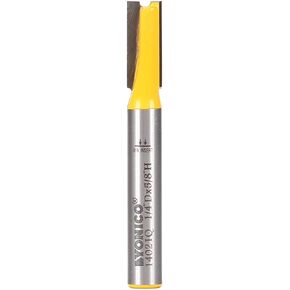 Yonico Straight Router Bits 1/4-Inch Diameter X 5/8-Inch Height 1/4-Inch Shank 14021q