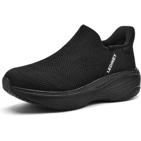 Womens Slip On Walking Sock Sneakers