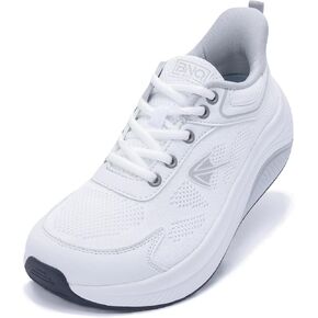 PERSOUL Wide Toe Box Shoes Women Arch Support Walking Sneakers Comfoty Orthotic Tennis Running Shoes for Plantar Fasciitis Bunions US 6-11