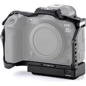 قفص الكاميرا الكامل Tilta مع نظام التبريد المتوافق مع Canon R5 Mark II - Black