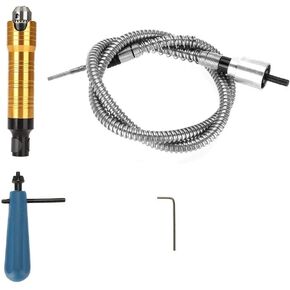 Flexible Shaft, 6mm Flex Shaft Cable Electric Drill Rotary Grinder Tool 0.5-6mm for Polishing, Engraving, Drilling, Cutting, Grinding, Carving, Shaping and Sanding