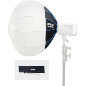 amaran Lantern 65 Softbox,Omnidirectional Bowens Mount Soft Light Modifier,Quick-Setup Quick-Folding,for amaran 60/100/200/150c/300c (Lantern 65)