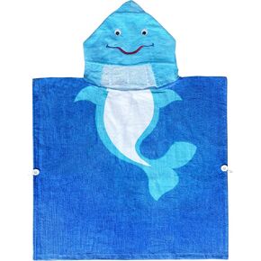 Kids Bath Hooded Towel Butterfly Cotton Beach Towel for Toddler Boys Girls Absorbent Baby Hooded Poncho