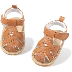 Kidsun Baby Infant Girls Boys Sandals غير قسيمة من المطاط الوحي