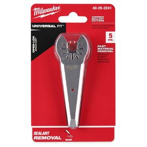 Milwaukee Open-Lok 4.17 in. L Stainless Steel Tapered Sealant Cutter 5 pk