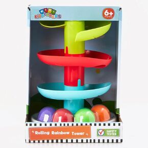 Mini Explorers Rolling Rainbow Tower 6 Months Plus