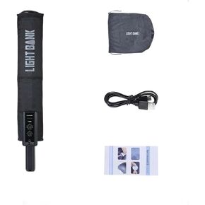 FlyNoodle Light Bank F30B Portable Handheld Inflatable LED Light Stick with Built-in Pump & APP Control, 50W Soft Column Tube Photo Video Light, Live Streaming, Night Scenes, Studio Lighting