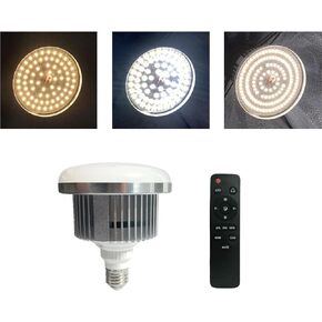 1 حزمة 85W LED مصباح ناعم مربع ، المصباح الكهربائي المصباح 2700-6500K التحكم عن بُعد في درجة حرارة اللون الباهت.