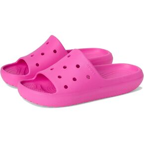 Crocs Classic Slide V2 (Little Big Kids) K Juc, Juice, 4 US Unisex