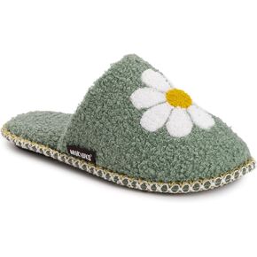 MUK LUKS Women's Novelty Punch Needle Scuff