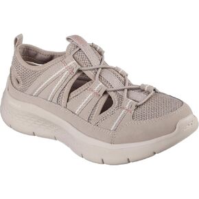 Skechers Women's Closed Toe Fisherman Sandal, Taupe, 8