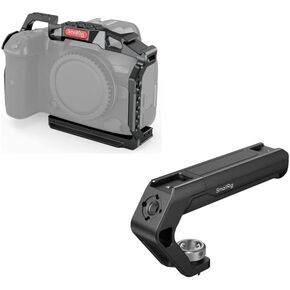 SmallRig R5 / R5 C / R6 Cage and Lightweight Top Handle with 3/8"-16 Locating Pins for ARRI