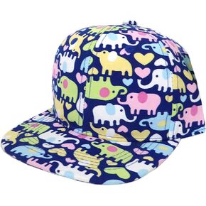 SILVERFEVER Snapback Cap Flat Bill Trucker Hip Hop Hat : Infant Toddler -Kids Junior-Adult |Colorfull | Structured
