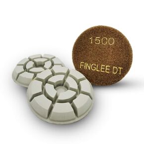 3pcs 3inch منصات تلميع الماس ، ل terrazzo الخرسانة الرخانية الجرانيت ، وسادات طحن تجديد الأرضية (Grit800)
