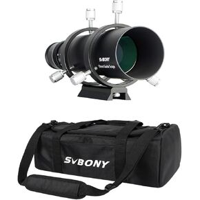 SVBONY SV106 Guide Scope with Helical Focuser Bundle with SV212 Multipurpose Telescope Bag (2 Items)