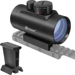Alstar 1X40RD Holographic Reflex Red Green Dot Sight - Bundle with - Dovetail Finder Bracket
