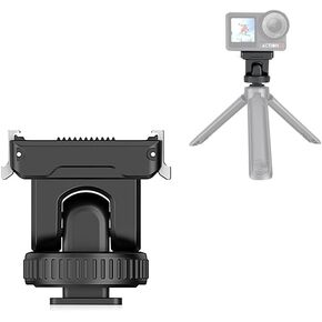 قاعدة إطلاق سراح حذاء بارد Quick Gimbal لـ DJI Osmo Action 5 Pro/4/3 محول جبل ، 150 درجة قابلة للتعديل ، 1/4 بوصة ملحقات كاميرا مؤشر ترابط
