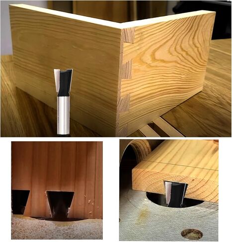 4PCS Bowl & Tray Template Router Bit Set 1/4 Inch Shank, Cove Juice Groove Router Bit, Carbide Tipped Circle Round Nose Cutting, Ideal for Making Wood Bowls, Trays, Boxes, Board Troughs in Saudi Arabia