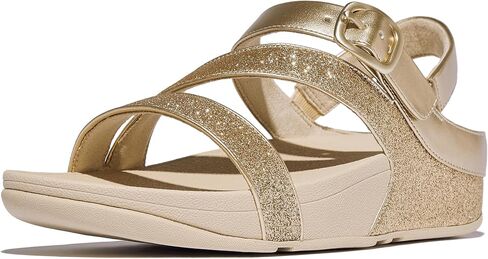 Fitflop Women's Skinny II GlitterDust Z Slitals Sandals Wedge in Kuwait