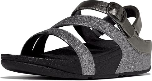 FitFlop Women's Skinny Ii Glitterdust Z-Strap Sandals Wedge in Kuwait