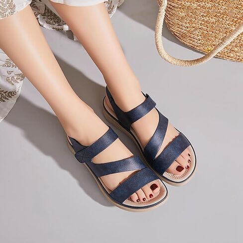 Women's Casual Walking Athletic Sandals Comfortable Lightweight Outdoor Hiking Arch Support Summer Beach Sports Sandal in Kuwait