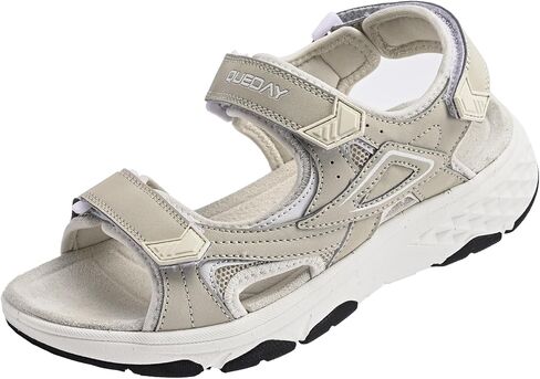 Queday Womens Mens Sport Sandals Outdoor Hiking Sandals with Arch Support Comfortable Athletic Beach Sandals for Travel Walking Trekking Camping in Saudi Arabia