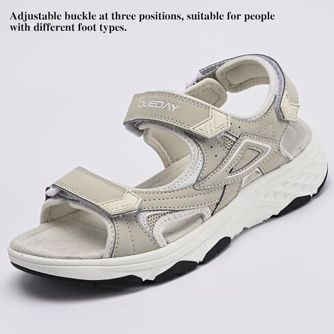Queday Womens Mens Sport Sandals Outdoor Hiking Sandals with Arch Support Comfortable Athletic Beach Sandals for Travel Walking Trekking Camping in Saudi Arabia
