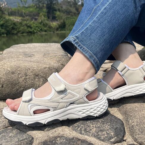 Queday Womens Mens Sport Sandals Outdoor Hiking Sandals with Arch Support Comfortable Athletic Beach Sandals for Travel Walking Trekking Camping in Saudi Arabia