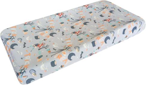 Premium Knit Diaper Changing Pad Cover "Minnie Mouse's Bowquet" by Copper Pearl in Saudi Arabia