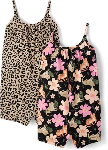 The Children's Place Baby Girls' And Toddler Casual Sleeveless Shorts Romper in Saudi Arabia