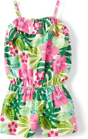 The Children's Place Baby Girls' And Toddler Casual Sleeveless Shorts Romper in Saudi Arabia