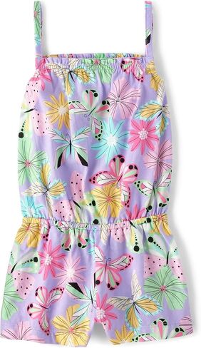The Children's Place Baby Girls' And Toddler Casual Sleeveless Shorts Romper in Saudi Arabia
