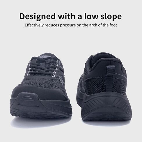 Persoul Wide Toe Box Shoes Women Arch Support Walking Walking Sneakers Comfoty Tennis Runnis Runnis Runnis for Plantar Fasciitis Bunions US 6-11 in Kuwait