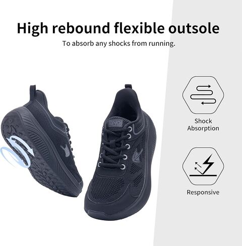 Persoul Wide Toe Box Shoes Women Arch Support Walking Walking Sneakers Comfoty Tennis Runnis Runnis Runnis for Plantar Fasciitis Bunions US 6-11 in Kuwait