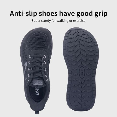 Persoul Wide Toe Box Shoes Women Arch Support Walking Walking Sneakers Comfoty Tennis Runnis Runnis Runnis for Plantar Fasciitis Bunions US 6-11 in Kuwait