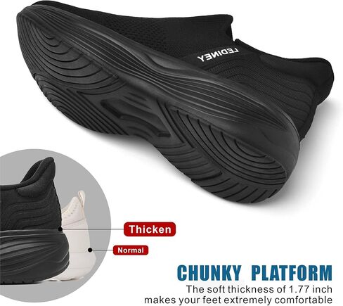 Womens Slip On Walking Sock Sneakers in Kuwait