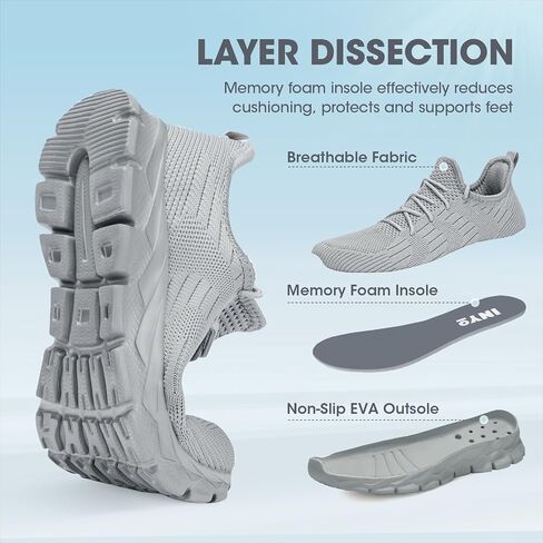 INYO Womens Tennis Shoes Casual Gym Workout Walking Shoes Lightweight Breathable Sneakers Non Slip Running Shoes for Women in Saudi Arabia