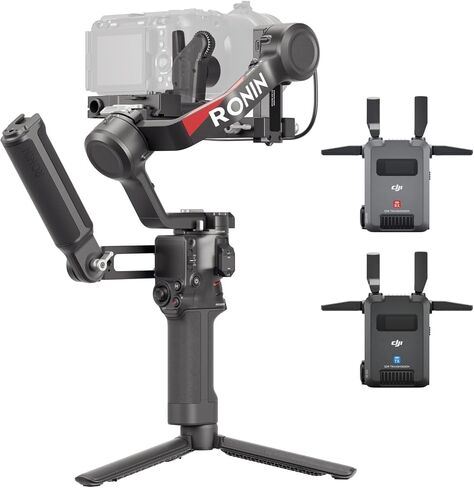 DJI RS 4 Combo, 3-Axis Gimbal Stabilizer for DSLR and Mirrorless Cameras Canon/Sony/Panasonic/Nikon/Fujifilm, Native Vertical Shooting, 2-Mode Switch Joystick, Focus Pro Motor, SDR Transmission Combo in Saudi Arabia