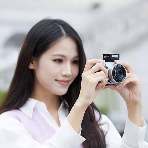 Godox iM20 Mini On-Camera Flash, 5 Power Levels, 3s Recycle Time, 440 Full Power Flashes, Black, Compatible with Canon, Nikon, Sony Cameras in Kuwait