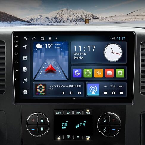 4+64G Android 13 Double Din Car Stereo for Chevrolet/GMC/Buick with 13.1 Inch Touchscreen Radio Built-in Wireless Carplay/Android Auto/GPS/Bluetooth/FM/AUX-in/Steering Wheel Controls/Backup Camera in Kuwait