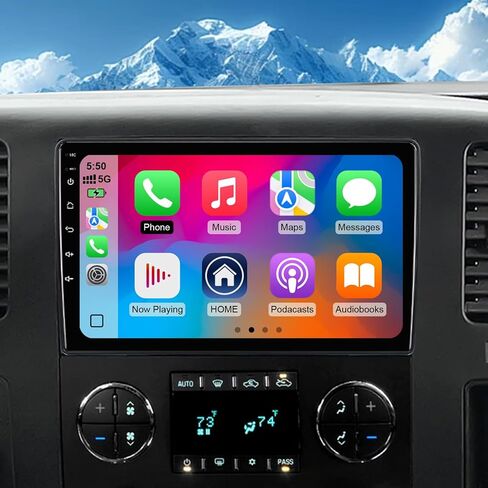 ستيريو سيارة 4+64G Android 13 مزدوج Din لسيارة شيفروليه/GMC/Buick مع شاشة لمس 13.1 بوصة وراديو لاسلكي مدمج Carplay/Android Auto/GPS/Bluetooth/FM/AUX-in/عناصر التحكم في عجلة القيادة/كاميرا احتياطية in Kuwait