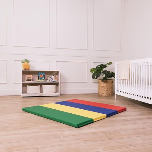ECR4KIDS Softzone 4 مقسم حصيرة نشاط Rainbow Runway ، Playmat القابل للطي ، متنوع in Kuwait