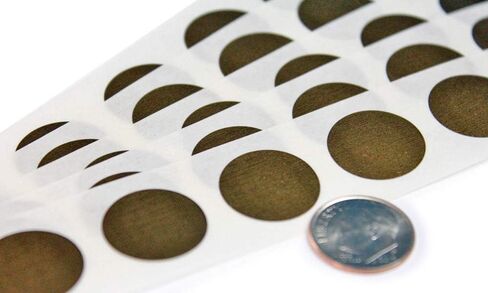 My Scratch Offs 0.70 Inch Gold Round Scratch Off Sticker Labels - 250 Pack in Saudi Arabia